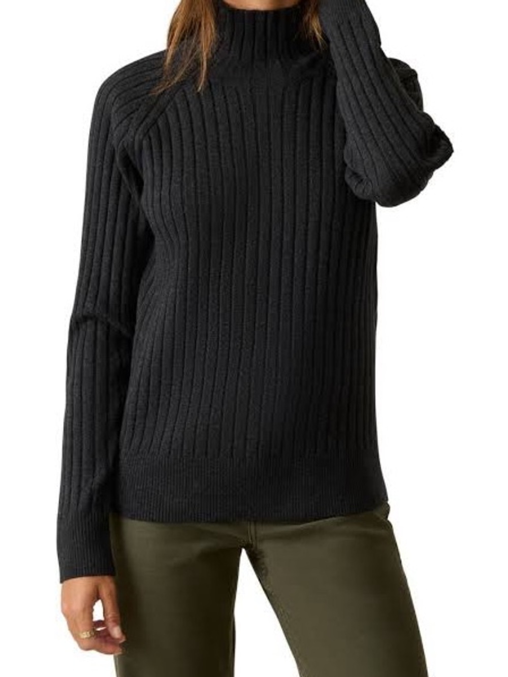 Faherty Jackson mock neck sweater